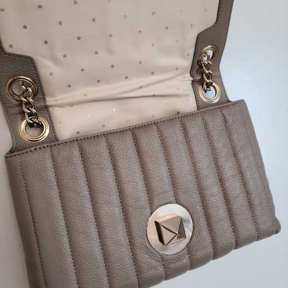 Kate Spade Gold Coast Beige Leather Bag - Picture 10 of 16